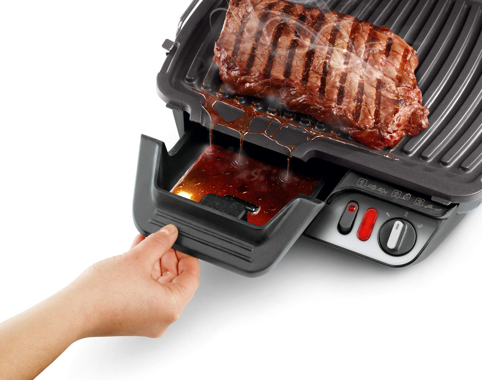 Tefal Sandwich maker, Ultra compact grill, 1 year warranty شواية كهربائية صغيرة مضغوطة الترا كومباكت 2000 واط ستانلس ستيل من تيفال، اسود Tefal Sandwich maker, Ultra compact grill, 1 year warranty شواية كهربائية صغيرة مضغوطة الترا كومباكت 2000 واط ستانلس ستيل من تيفال، اسود
